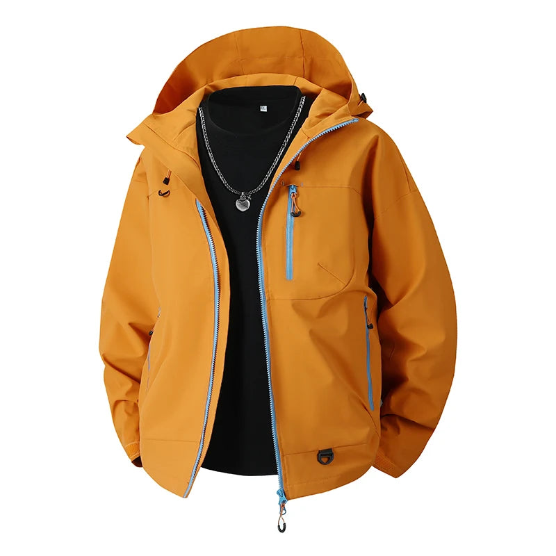 Windbreaker Hooded Zip Up Hiking Jackets