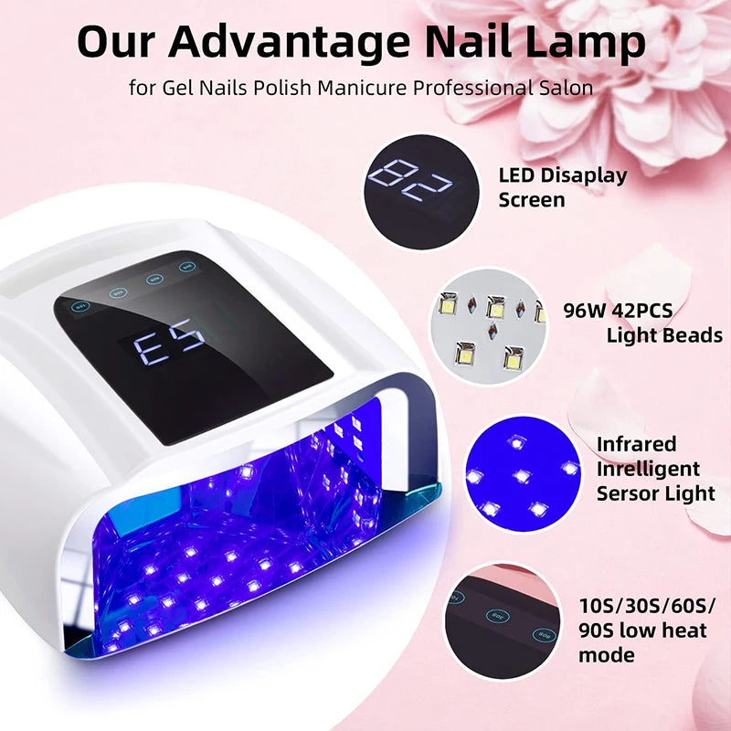 Mirror Reflective Bottom Nail Lamp