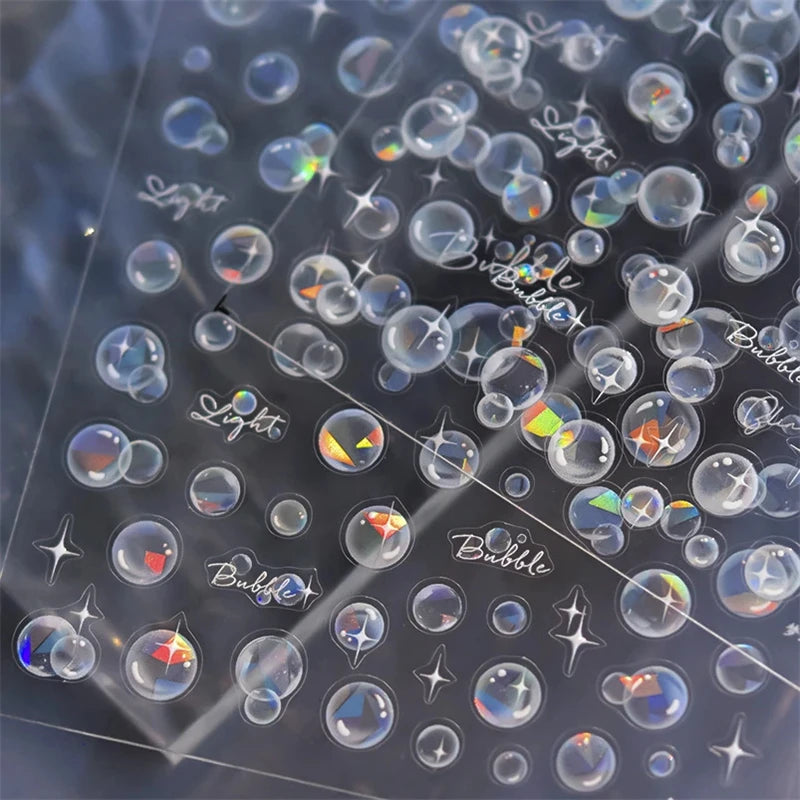 Soft Relief Decoration Nail Art Stickers