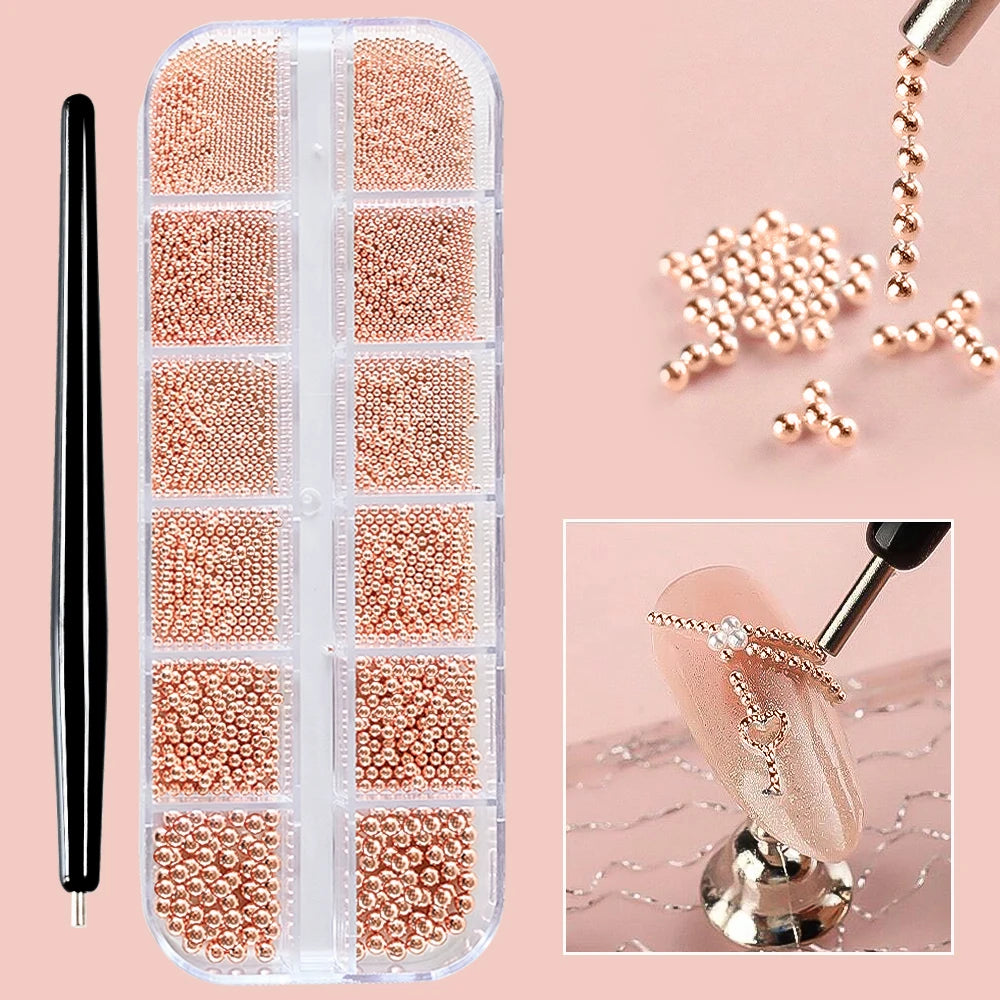 Mini Caviar Beads Nail Art Decorations