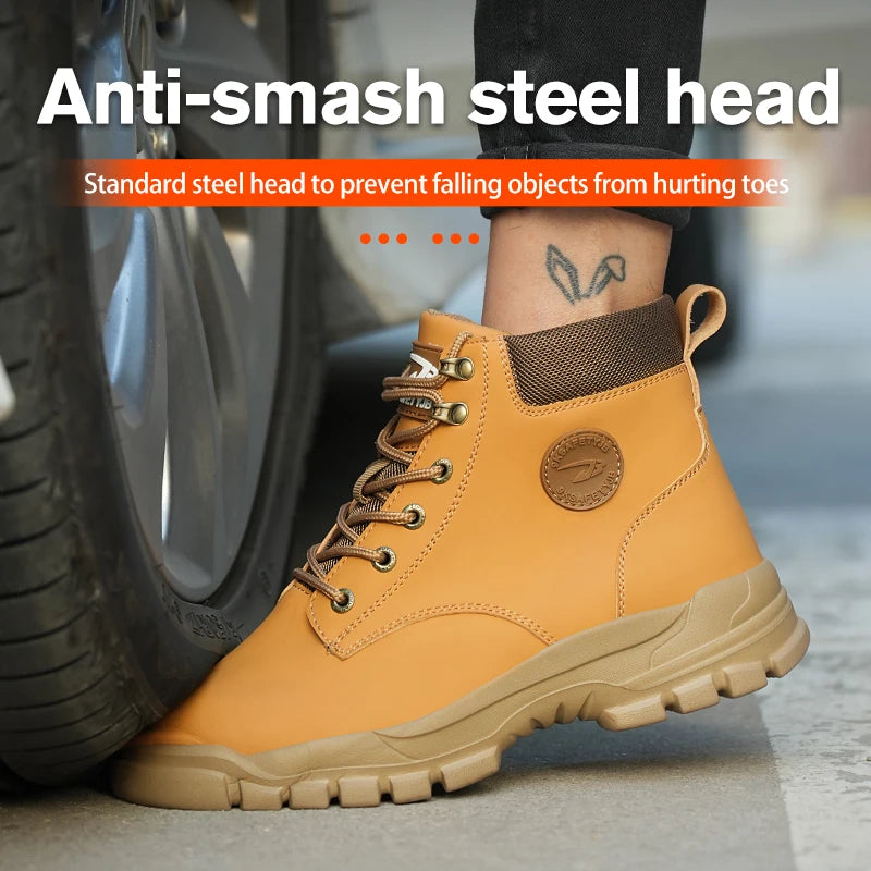 Safety Steel Toe Lightweight Kevlar-Mid sole Boots