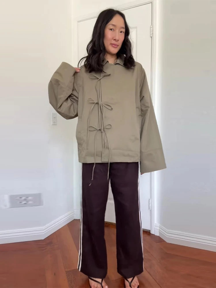 Vintage Plaid Reversible Two-Way Coat Jacket