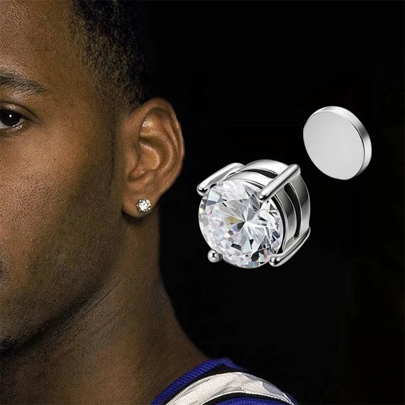 Unisex 6 Pc set Strong Magnetic Earrings