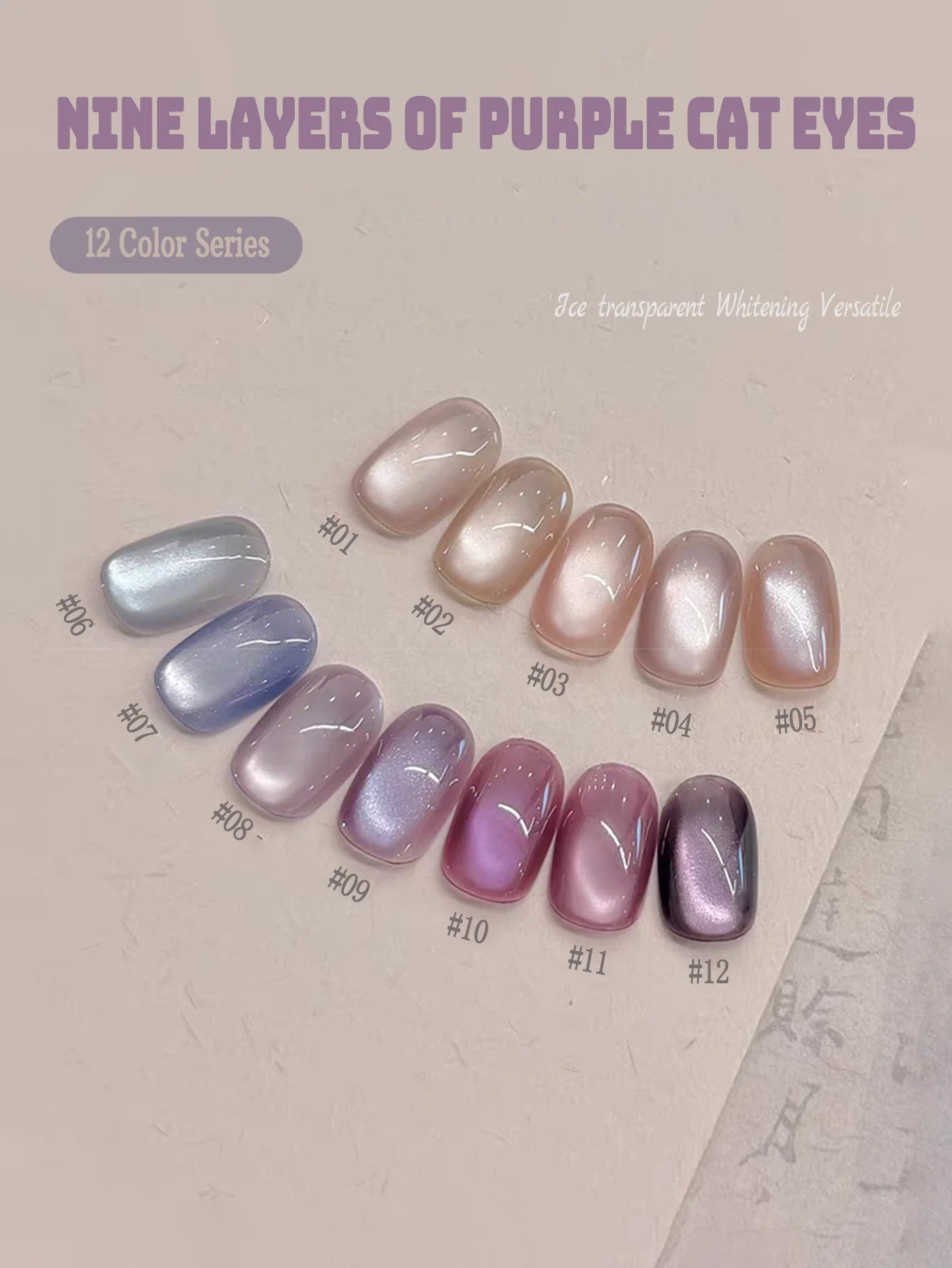 Night Cat Eye Gel Nail Polish