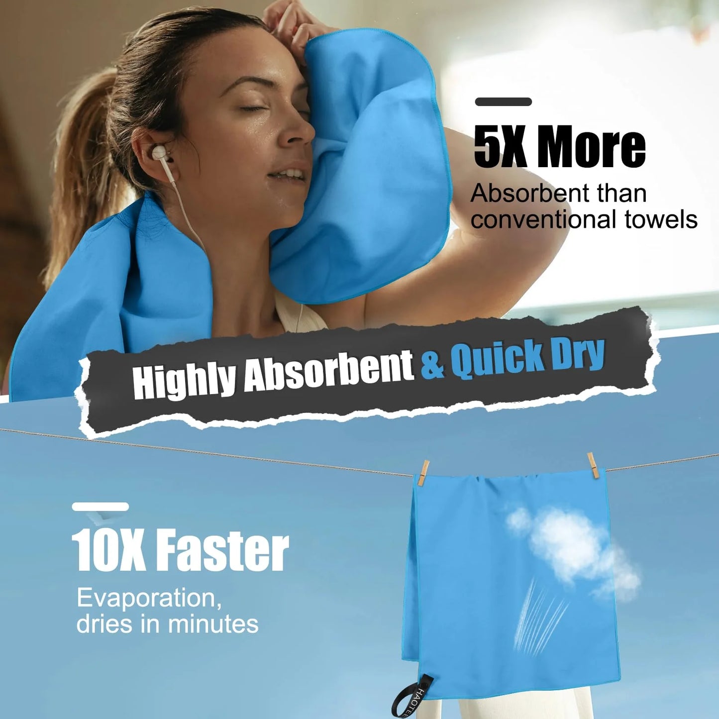 Microfiber Quick Dry Gym Towel