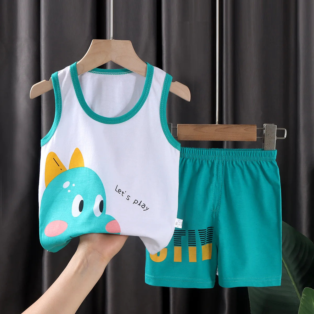 2PCS Children Suit T-Shirts+Shorts