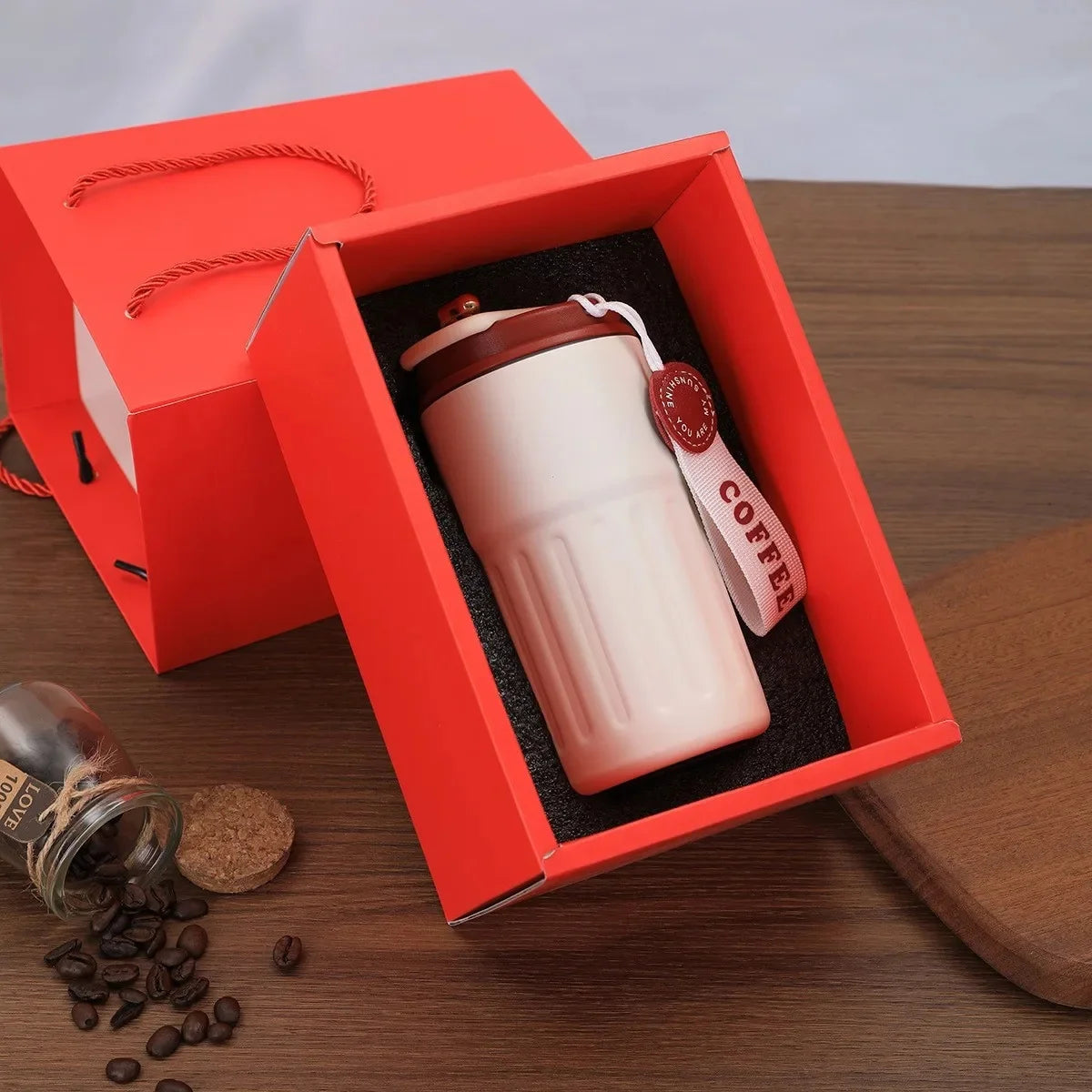 Seamless 316 Stainless Steel Insulated Coffee Cup Smart Temperature Display Office Car Water Bottle Portable Thermal Mug