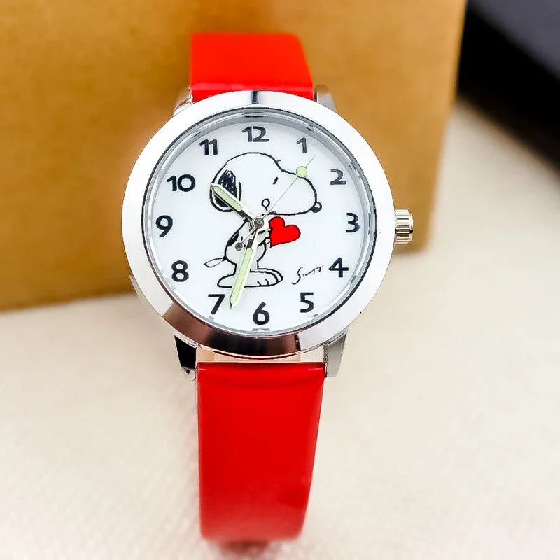 Cute Snoopy Children Watch