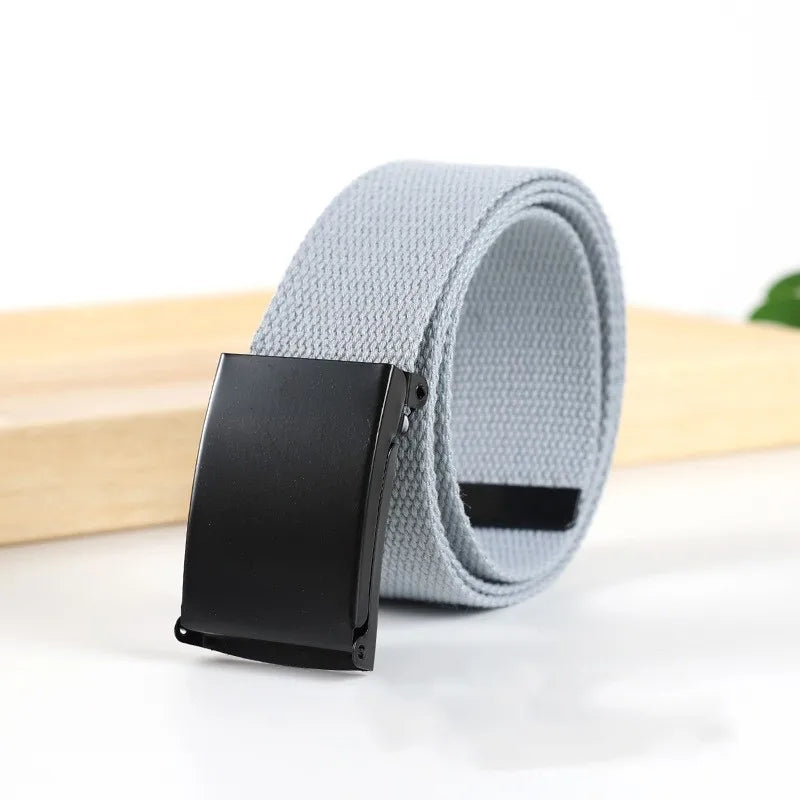 Fashion New Unisex Trousers Canvas Belt