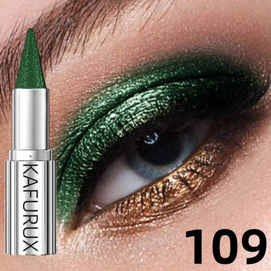 12 Colors Metallic Eye shadow Pencil Glitter