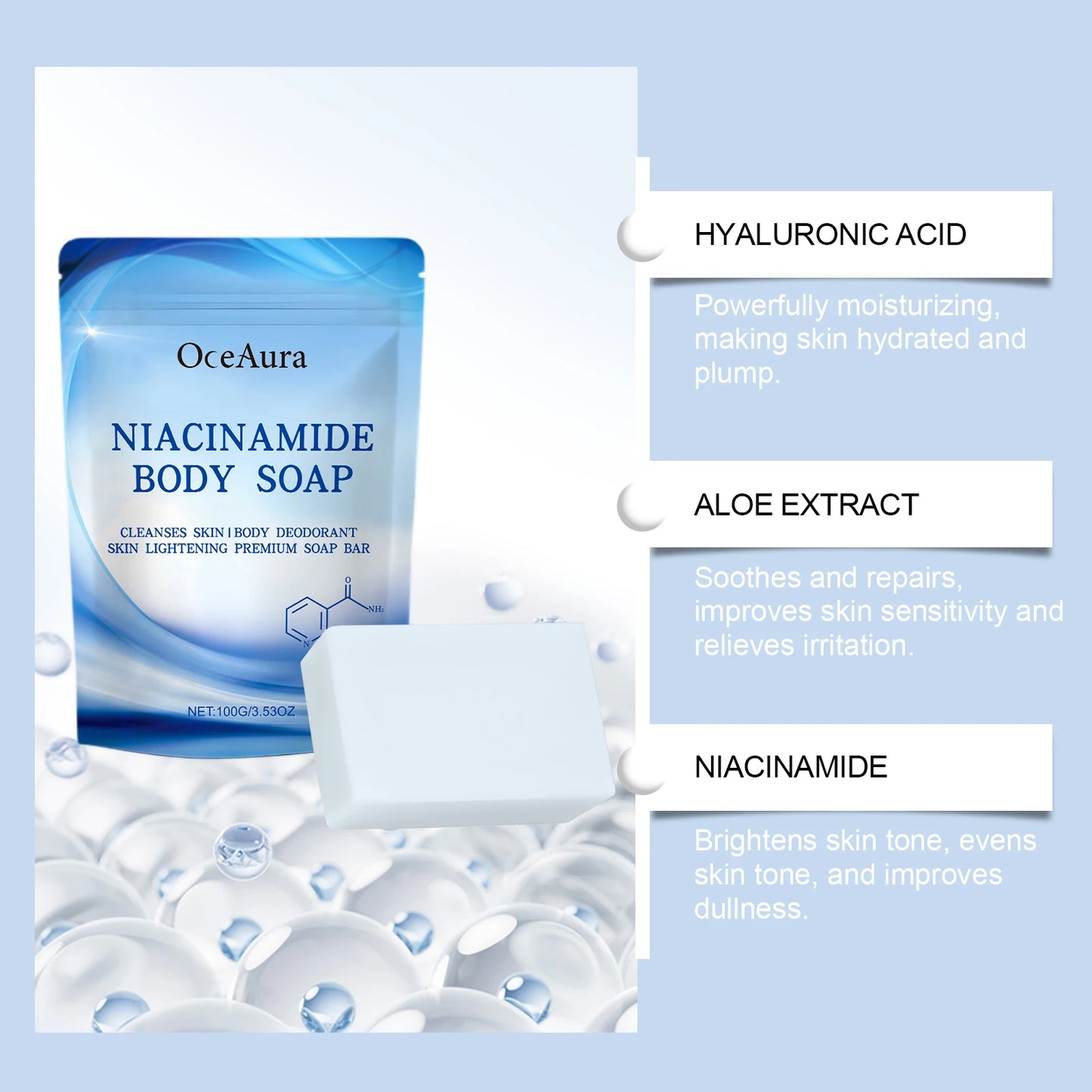 Niacinamide Body Whitening Soap