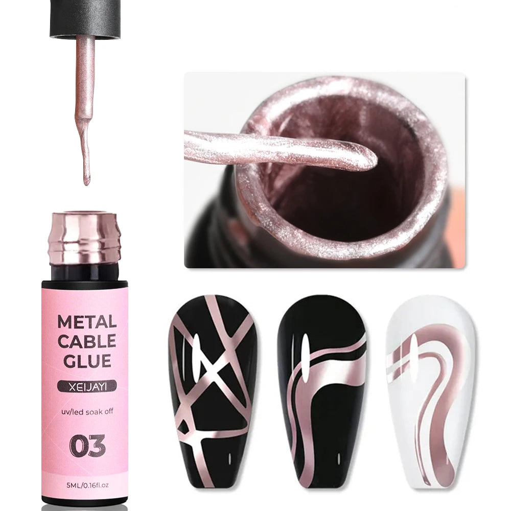 Metallic Painting Liner Gel Nail Polish
