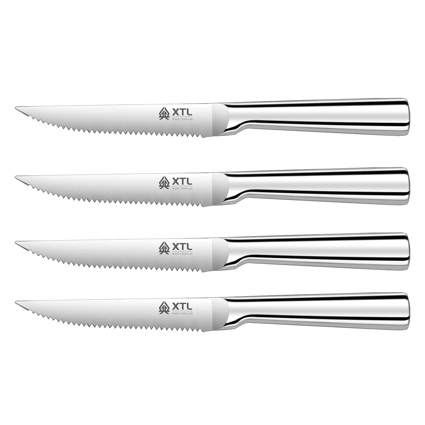 Steak Knife Cutlery Set - Knife, Fork and Spoon Set - Seiko Home Stainless Steel serrated steak cut - Kitchen Knife 4/6/8/pcs
