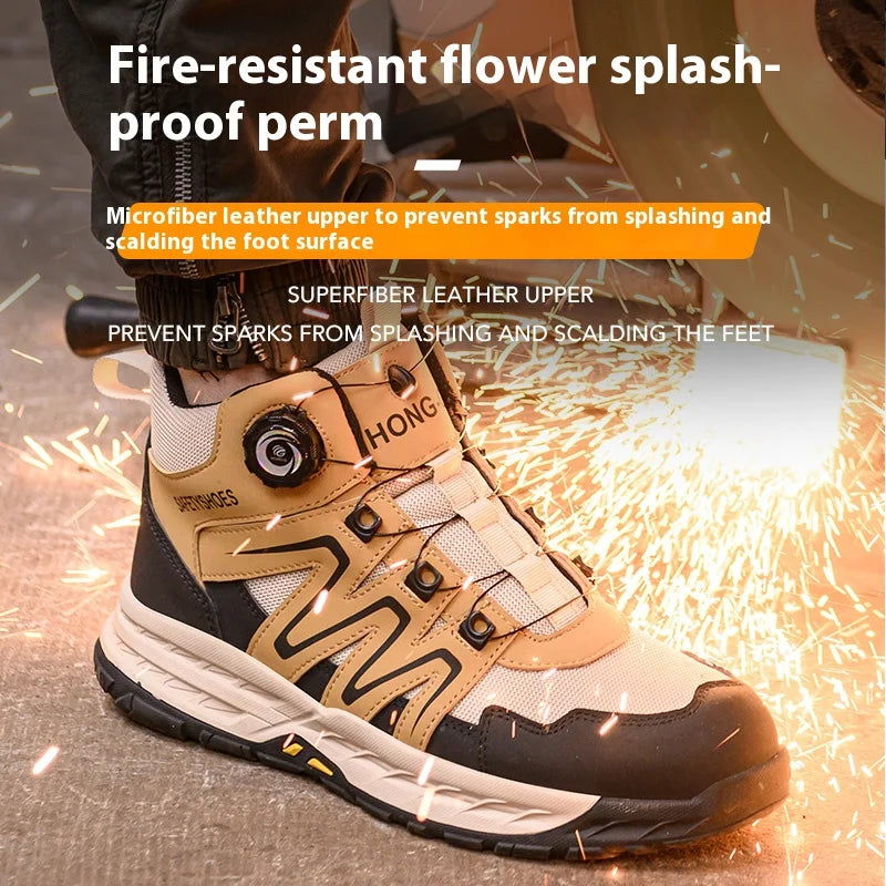 New Indestructible Anti-smash Anti-puncture Work Tactical Boots
