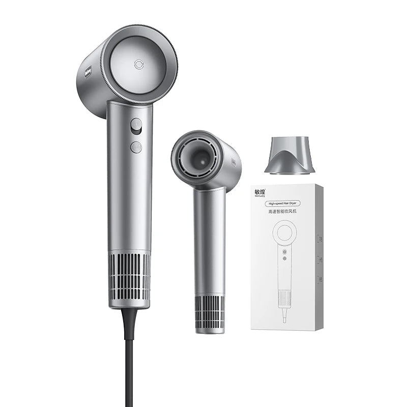 High-Speed Electric Hair Dryer Machine1600W Adjustable Temperature Professional Low Noise Fast Drying Anion Hair Care Blow Dryer