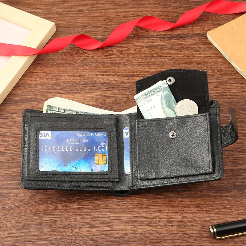 Men's Slim Leather Multiple Card Holder