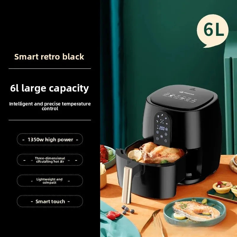 New Multi-Function Smart Air Fryer Large Capacity French Fries Machine Fully Automatic Deep Fryer Home Appliance from China