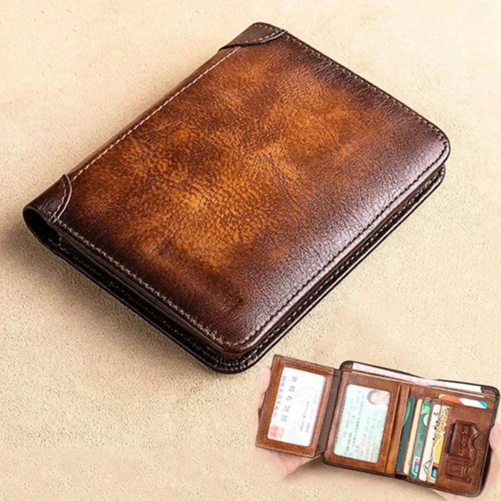 Men's Genuine Leather Business Purse