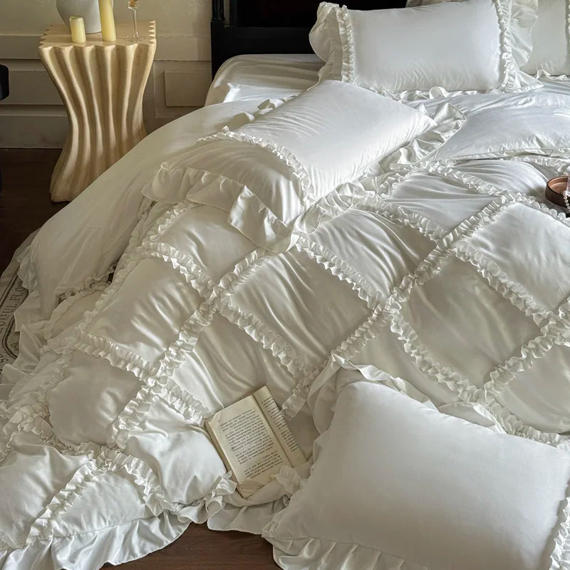 Princess Style Ruffles Bedding Set