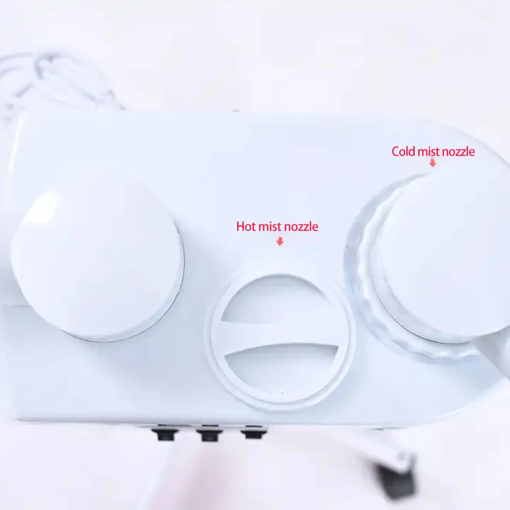 3 in 1 Hot&Cold Facial Steamer Warm Mist Ion Ozone Steaner with Lamp for Face Deep Cleaning Vaporizer  Salon Home Spa  vaporera