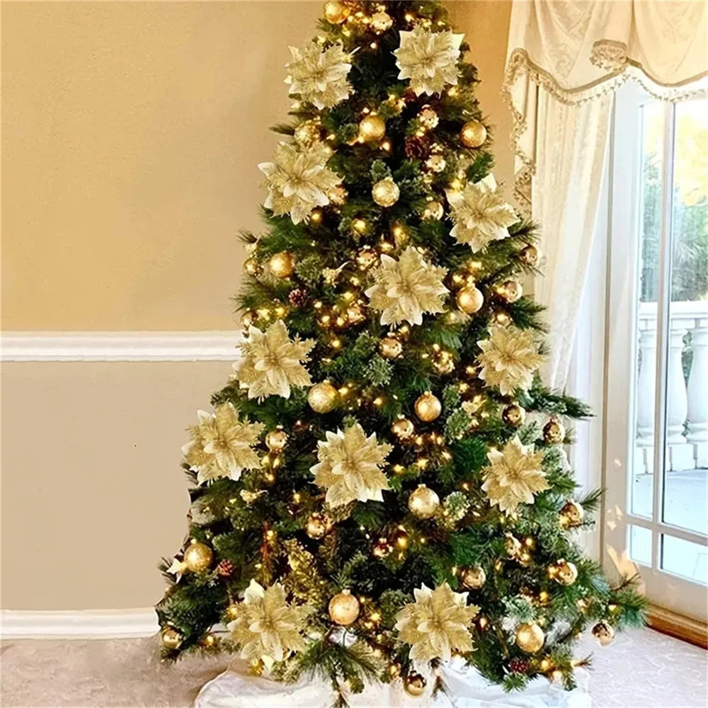 Christmas Flower Ornaments