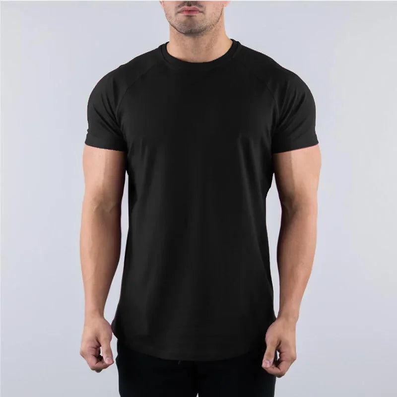Plain Summer Cotton Breathable T-shirts for Men