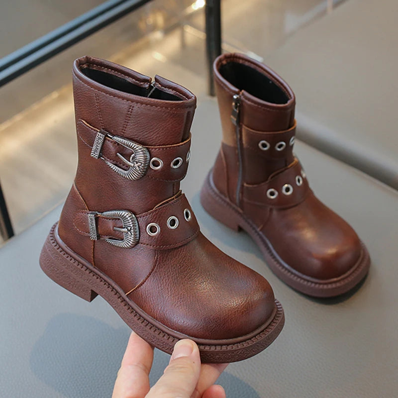 Fashion Metal Belt Buckle Decoration Riding Boot