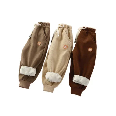 Thickened Fleece Children's Wear Pants