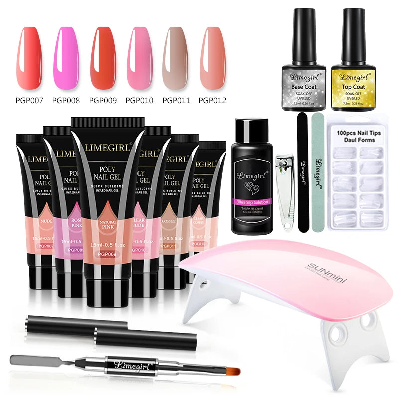 Nail Gel Kit For Quick Extension Nail Art