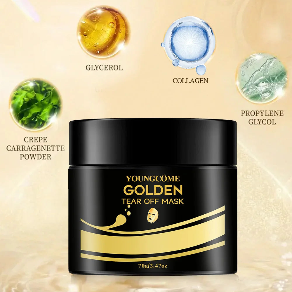 24K Gold Tear Off Mask Blackheads Remover