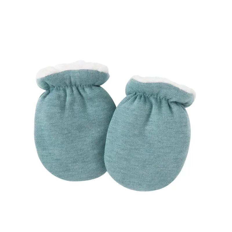 Warm Wool Furry Newborn Mittens