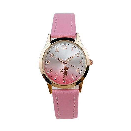 Cute Cat Waterproof Watch