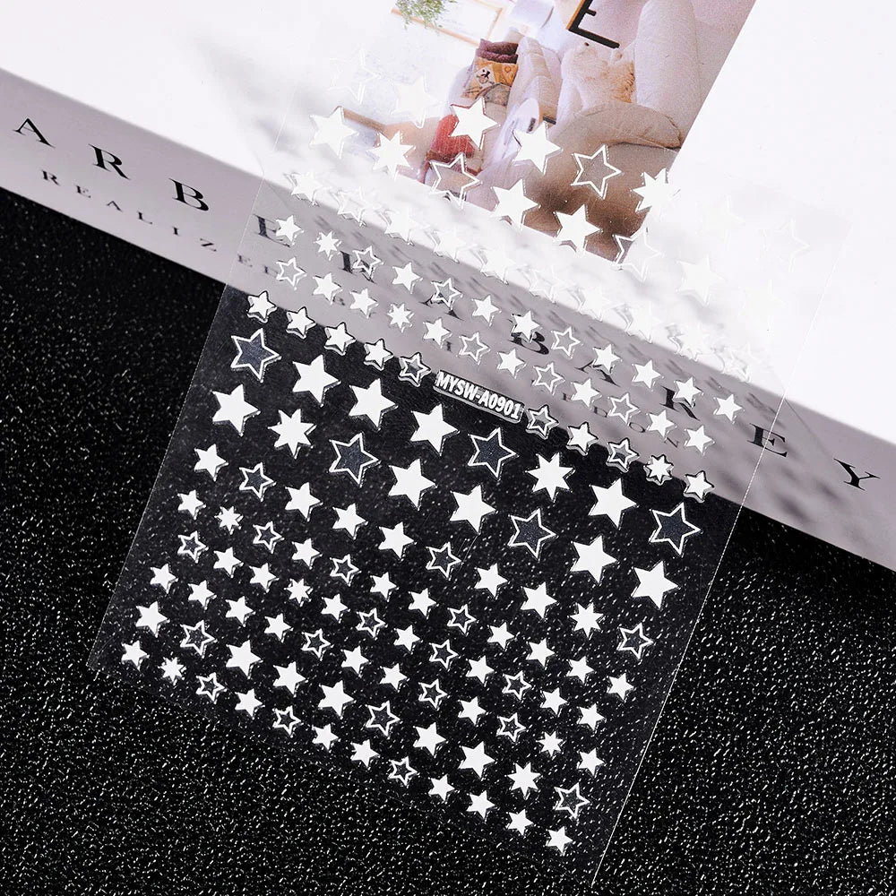 3 D Bronzing Nail Art Sticker