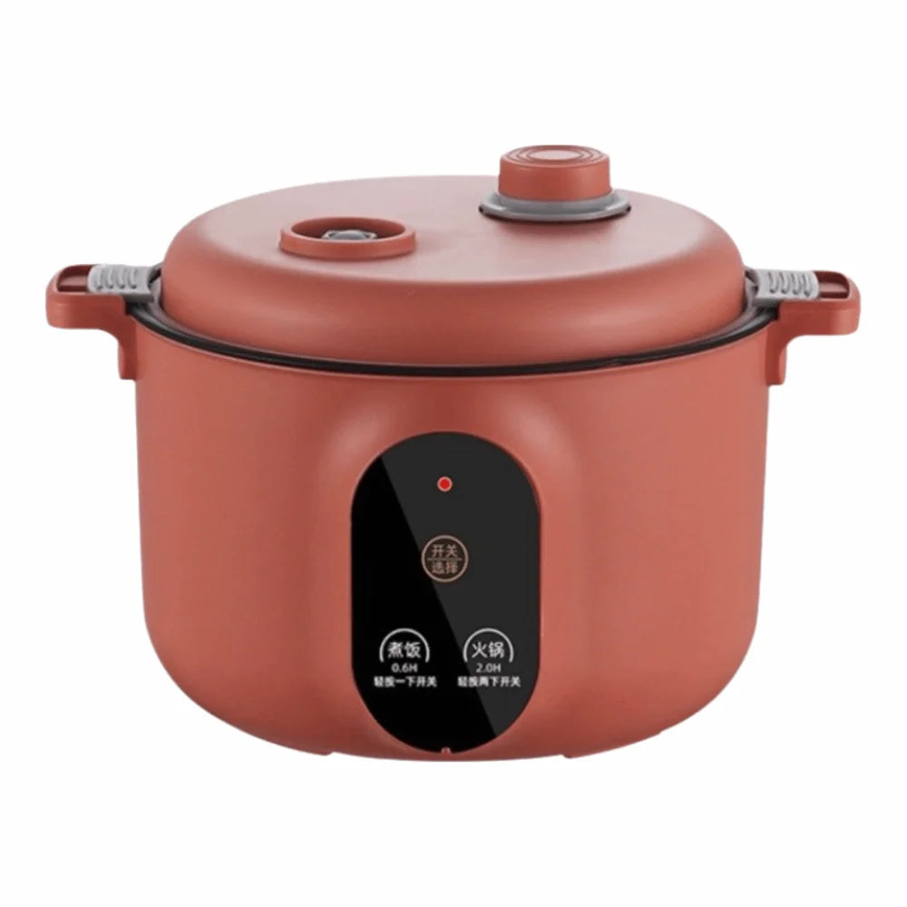 Easy 20cm Micro Pressure Cooker 2 L Non Stick Pressure Cooking Pot Quick Heating Anti-overflow Soup Stew Pot Household
