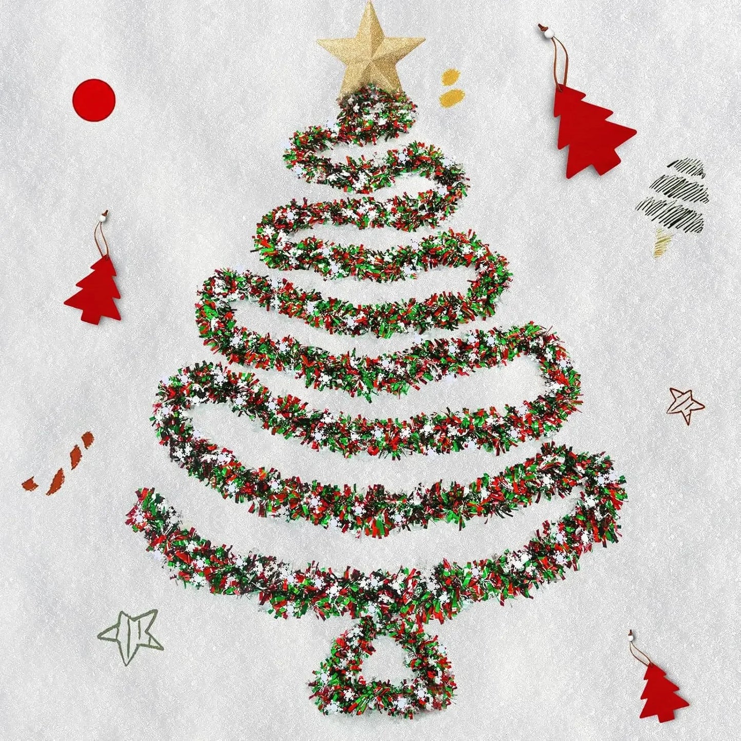 Christmas Snowflake Tree Decoration