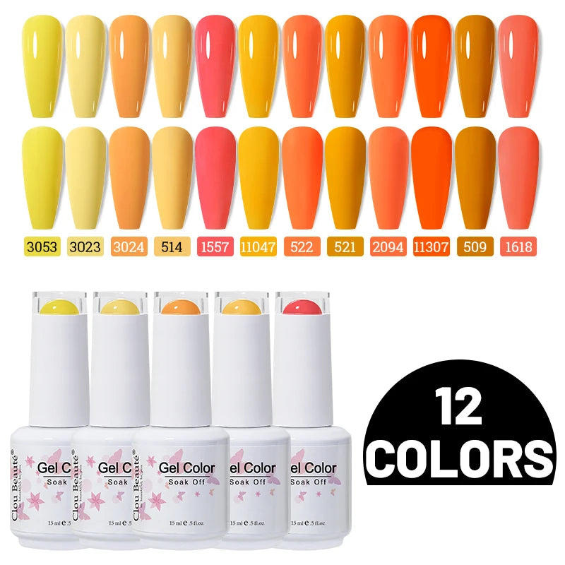 Gel Nail Polish Set