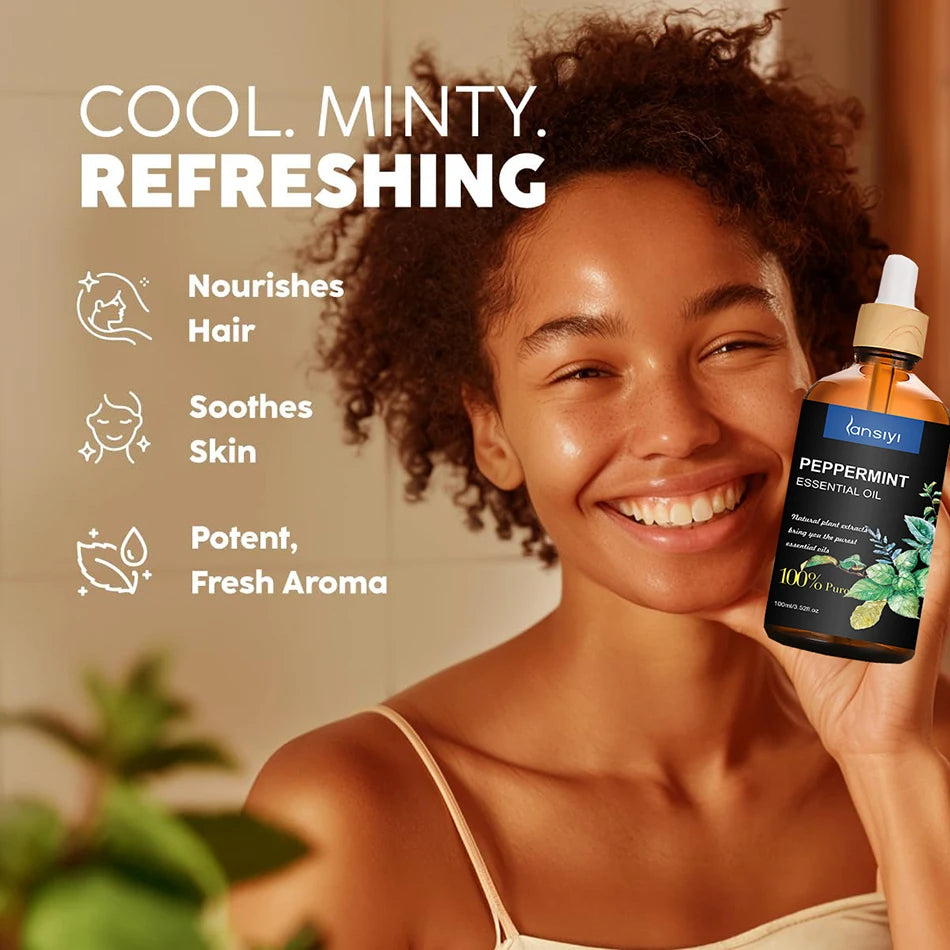 Pure Peppermint Oil for Face