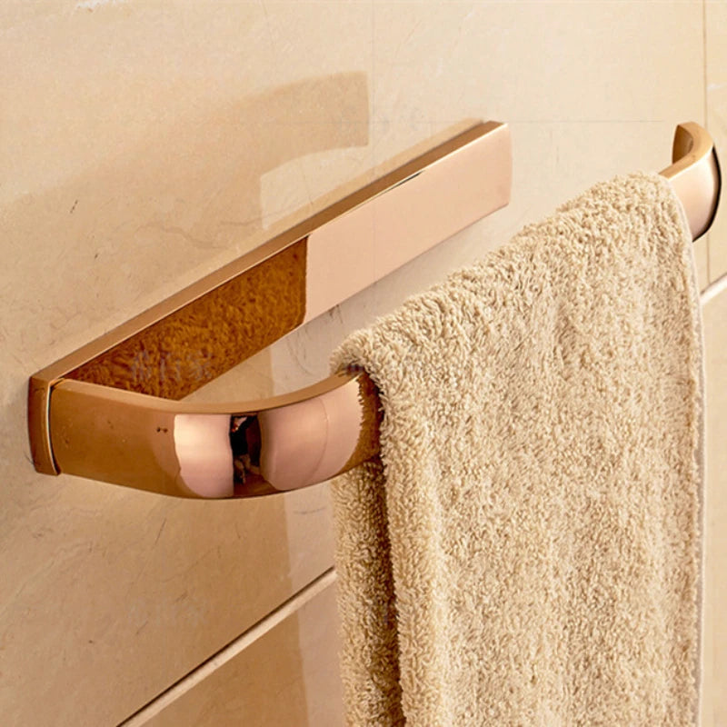 Rose Gold Bathroom Accessories Set