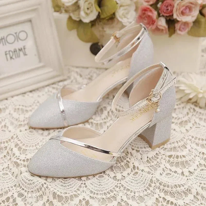 Women's Shoes One Word Buckle Fashion Sandals
