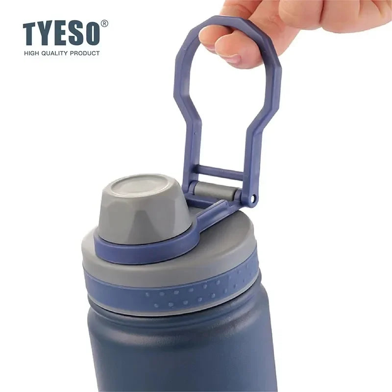 Tyeso 530/750ML Thermos Bottle Stainless Steel Flask Travel Bottle Insulated Hot Cold Water Sport Thermal Cup Mug Vacuum Cup