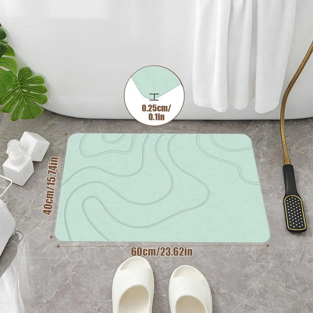 Quick drying Stone Bath Mat