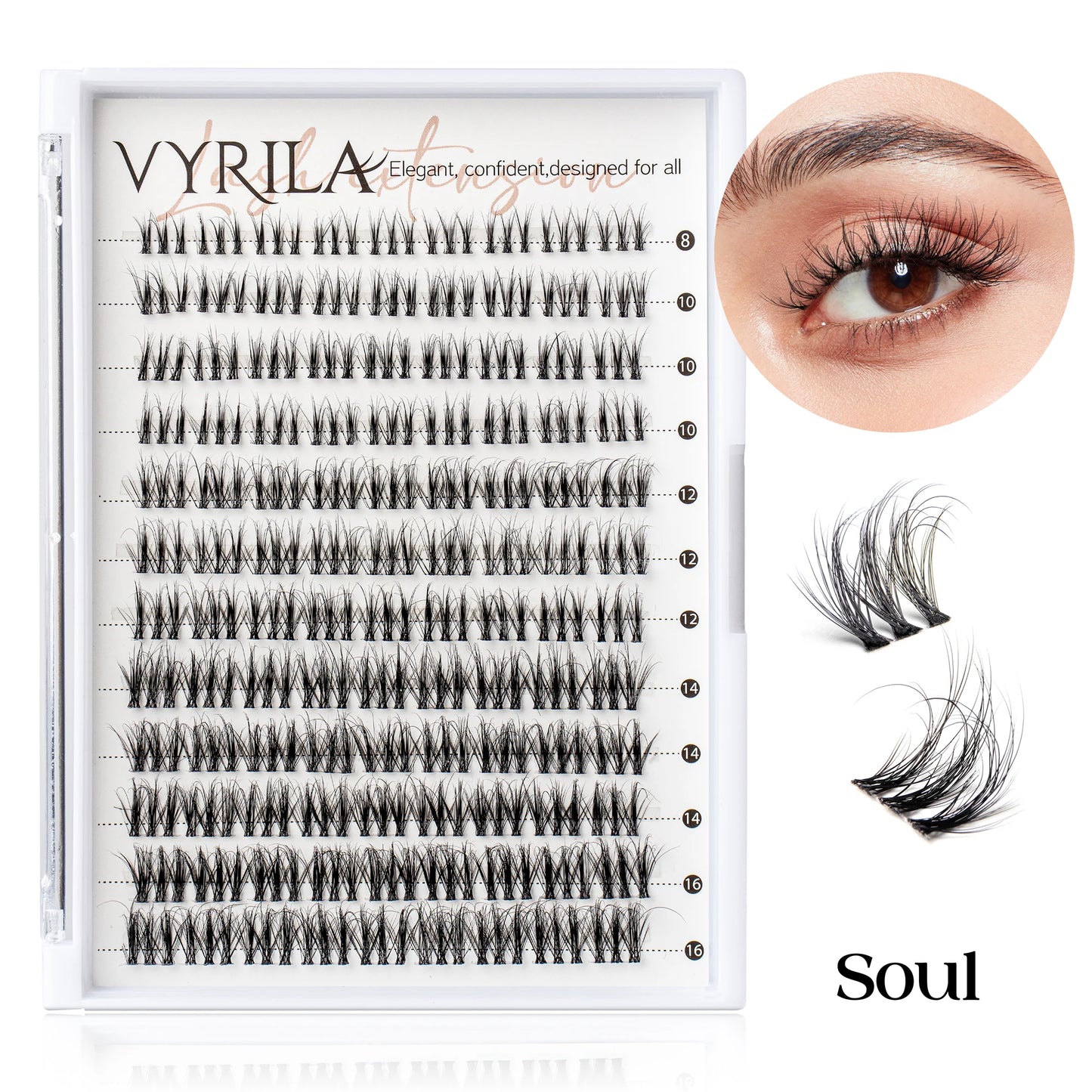 Individual Lashes Cluster