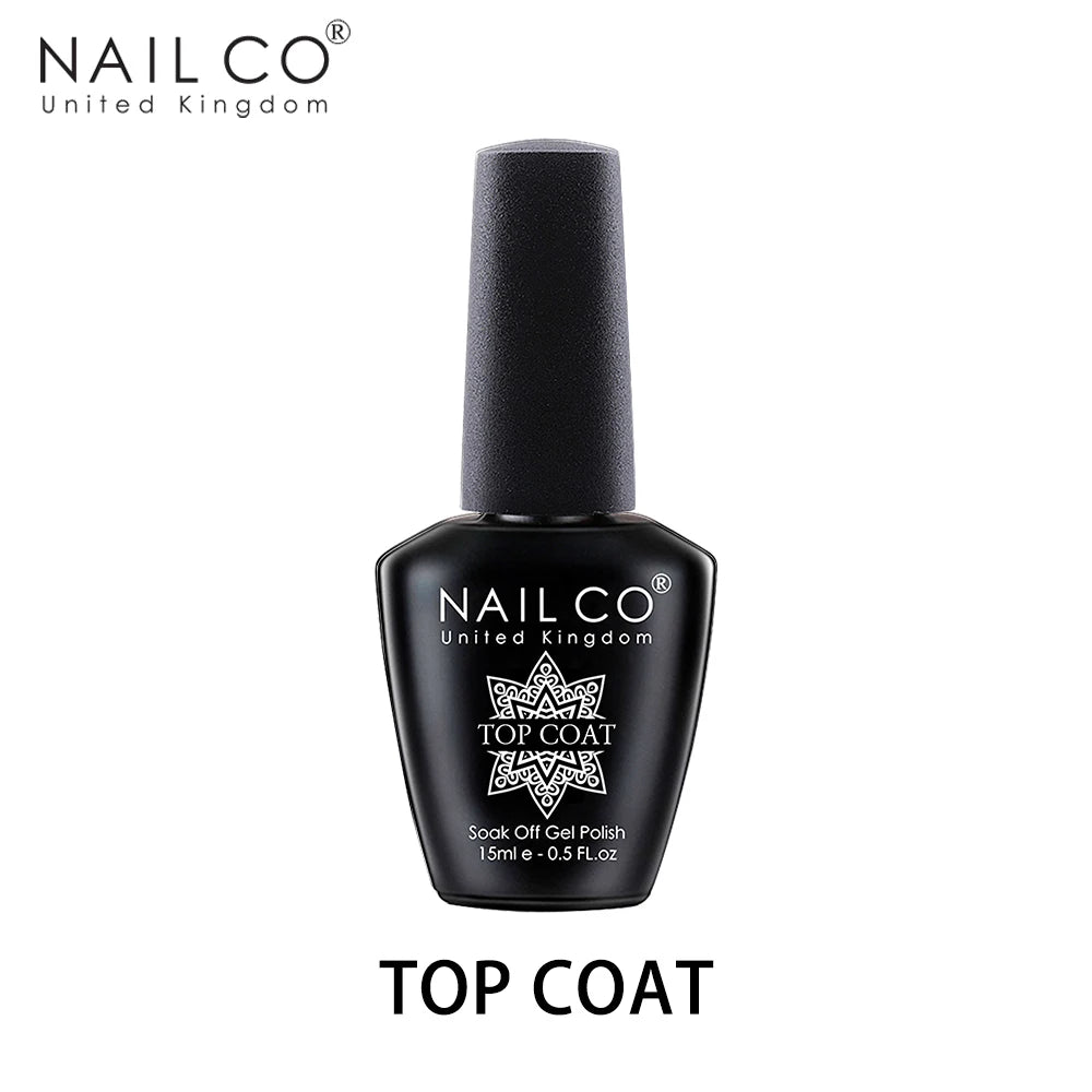 Coat And Base Coat Art Design Gel Nail Polish