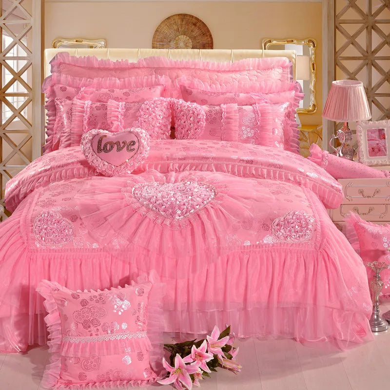 Lace Princess Bedding Set