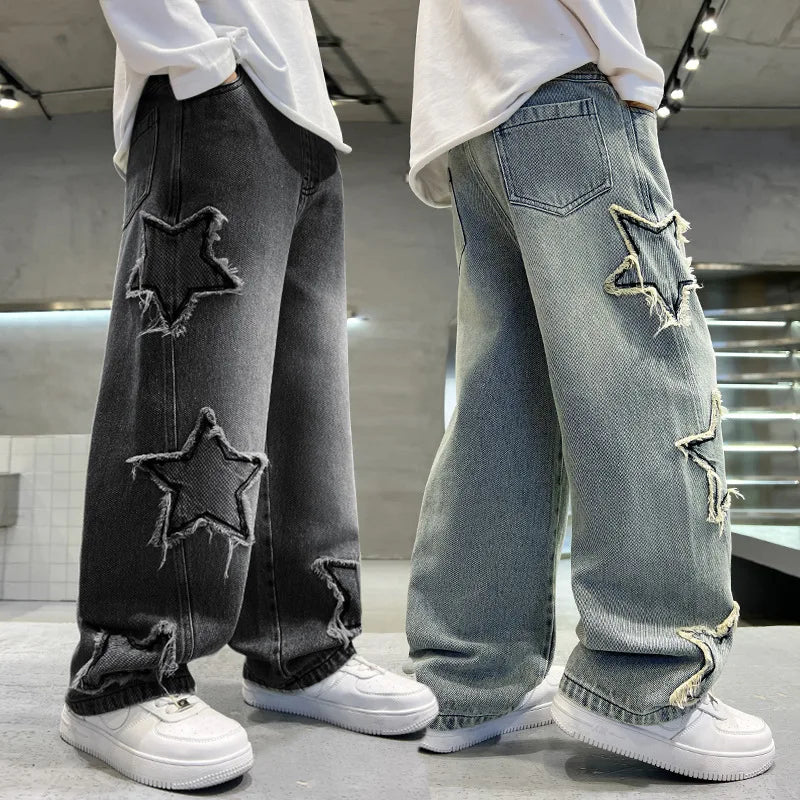 New Fashion Teenager Boys Denim Pants