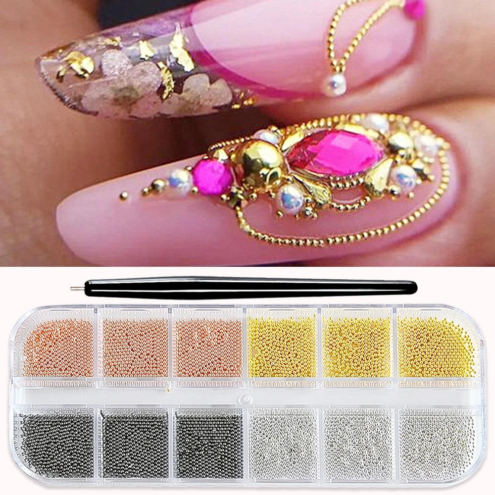 Mini Caviar Beads Nail Art Decorations