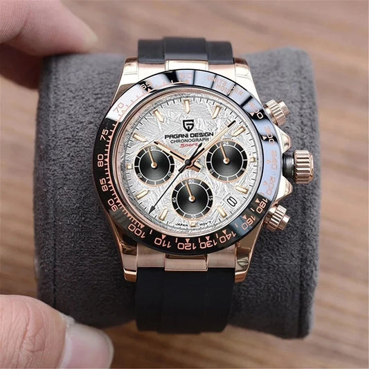 Retro Chronograph Waterproof Watch