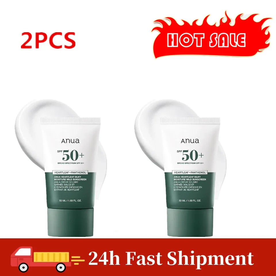 Heart leaf Moisturizing Sunscreen Deep Cleaning Face Cream