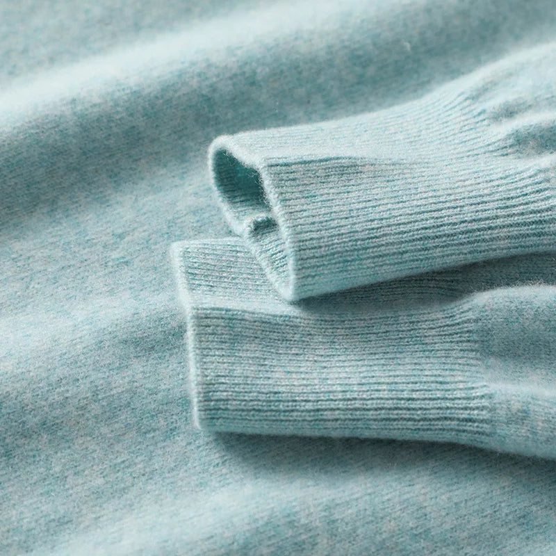 Cashmere Casual Knitted Women's Short Undercoat