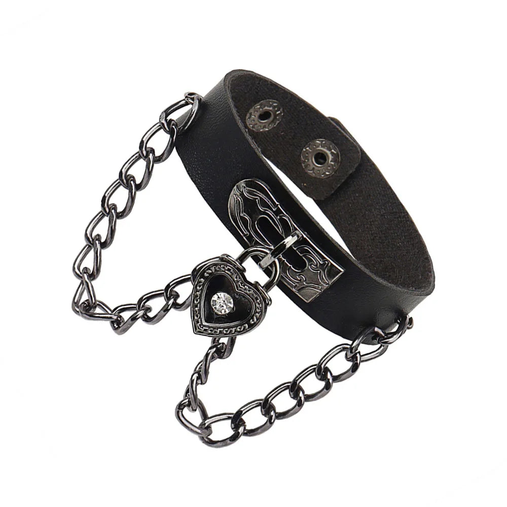 Hip Hop Rock Chain Multi Layered Bracelet